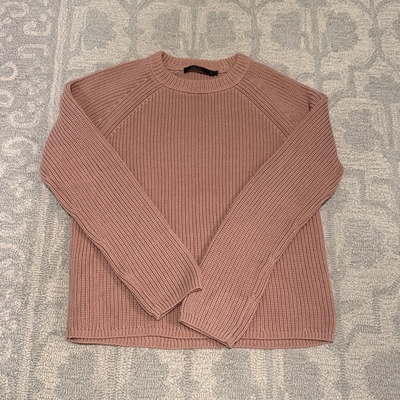 Jenni Kayne Sweaters - Jenni Kayne Cotton Fisherman - Dusty Pink